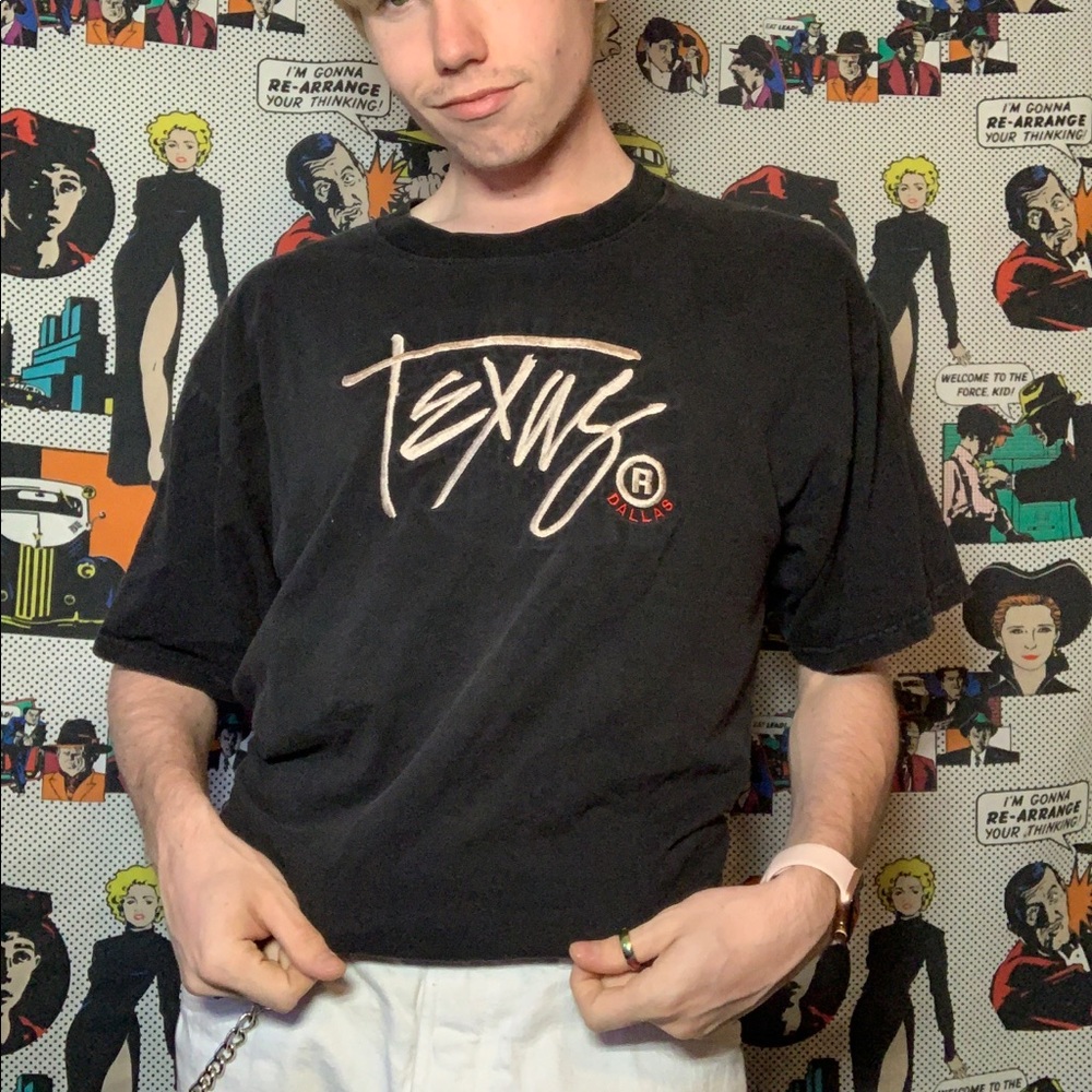 embroidered Texas tourist tee